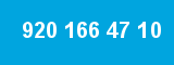 920 166 47 10